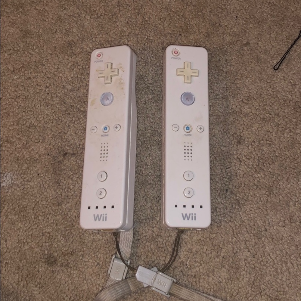 Two Wii remotes